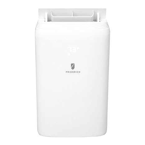 8,000 BTU Portable Air Conditioner Cools 400 sq. ft. with Dehumidifier in White
