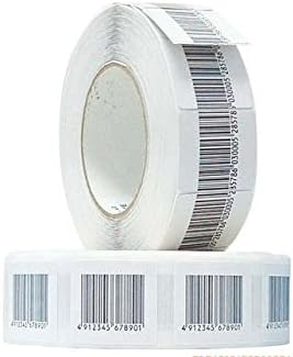 TopAcce EAS Anti-Theft Barcode Soft Labels 8.2MHz Checkpoint Compatible Label RF Tags 40mm*40mm 1.57 * 1.57 inches(2 Rolls-2000pcs)