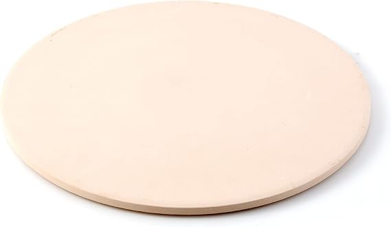 Nuwave Heavy-Duty Cordierite Pizza & Baking Stone, Heat Resistant up to 1472F, Great for Indoor Electric Ovens, Outdoor Gas, Wood Fire Grills, BBQ Grilling, Nuwave Bravo XL, Fits Most Frozen Pizzas