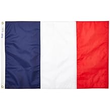 Annin Flagmakers France Flag USA-Made to Official United Nations Design Specifications, 2 x 3 Feet (Model 192682)