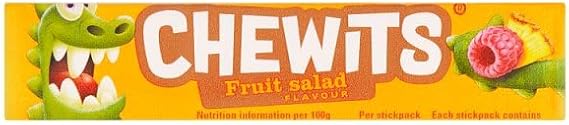 Chewits Fruit Salad Flavour 30g | Case of 40