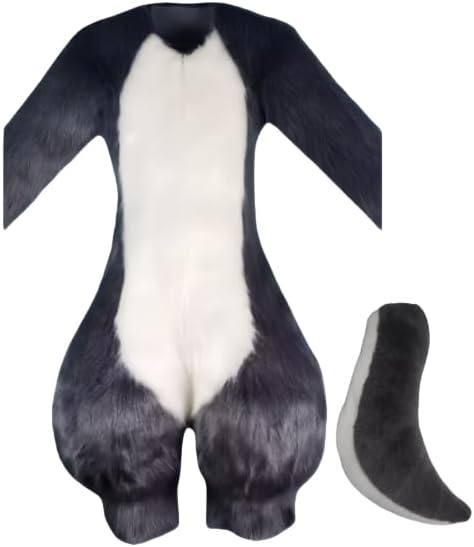 Curved Leg furry fursuit Full Set, Soft Costume Add-ons for Mascot, Ideal for Parties and Halloween Cosplay Events
