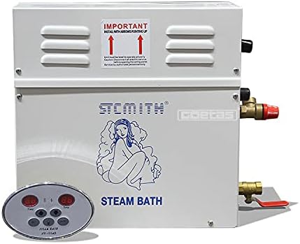 3KW/4.5KW/6KW/9KW/12KW/15KW Steam Generator Steam Showers 220V-240V Sauna Steam Generator with Programmable Controller for Home SPA Bathroom Hotel Shower Steam, Shipped by DHL (9KW)