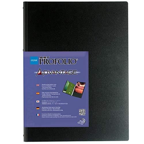 ProFolio by Itoya, Art Profolio Advantage, 24 Sheets Presentation Book - Portrait, 4.1 x 5.9 Inches