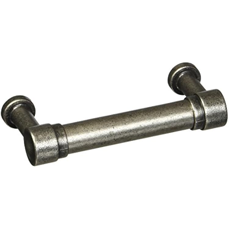 MNG Hardware 85564 Precision Cabinet Hardware Pull, 3, Distressed Pewter