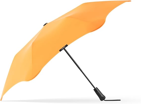 Brandt METORA METRO 2.0 Orange Folding Umbrella, 21.7 inches 55 cm, Auto Open