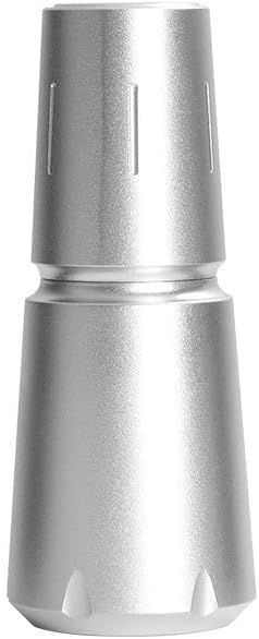 Modern Coffee WDT Espresso Distribution Tool, Geometric Design, Manual Adjustable (Silver)