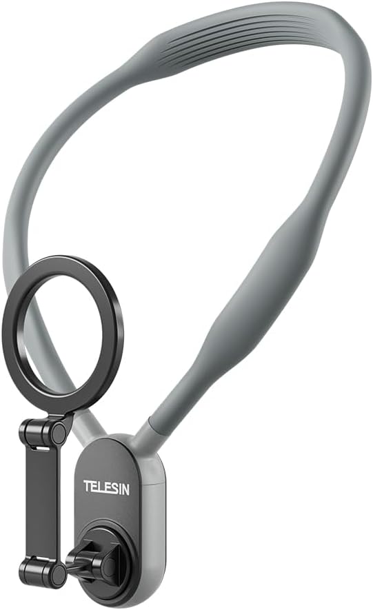 TELESIN Magnetic Neck Mount for Phones, Neck Phone Holder POV/Vlog Mount