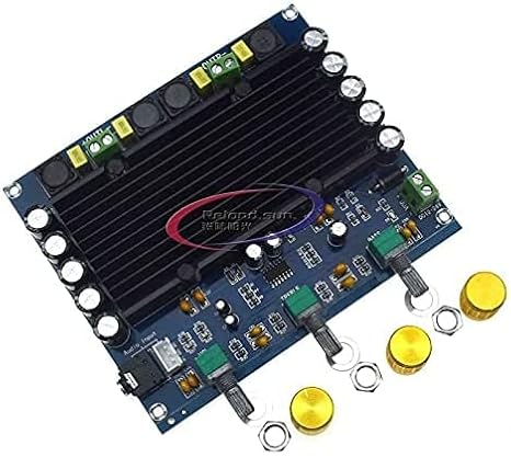 XH-M549 Volume Amplifier with Tone 150W Digital Power Amplifier Board TPA3116D2 Digital Audio Amplifier Board 2.0 Channel (Board+Shell) (Board)