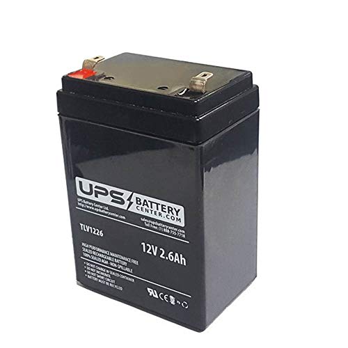 12V 2.6Ah F1 Compatible Sealed Lead Acid Replacement Battery for LD Systems Roadboy 65 by UPSBatteryCenter