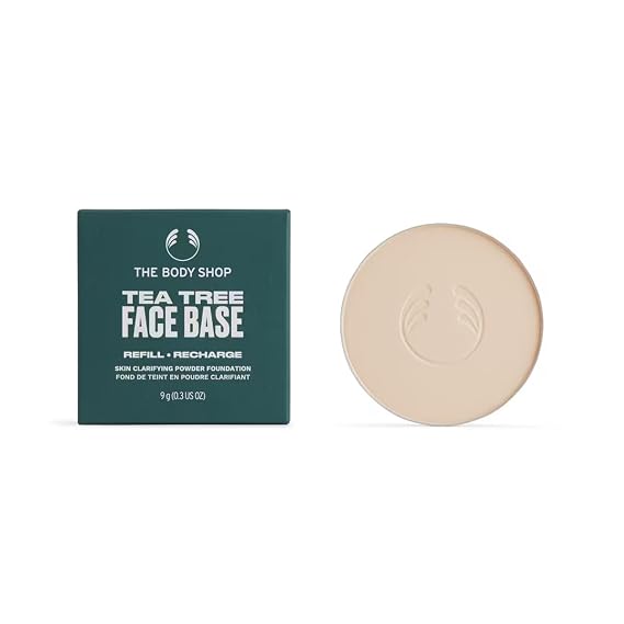 The. Body. Shop. Tea Tree Face Powder Foundation Refill, Fair 1C, 0.3 oz (Fair 1C, 0.3 oz)