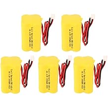 (5-Pack) Emergency/Exit Lighting Battery Replaces Emergi-lite BL93NC487 Emerlight BL93NC487 Emerlight Exit Light Co. EBE-145-10 Inc. BAA-48R ANIC1117 Unitech Systems D-AA500