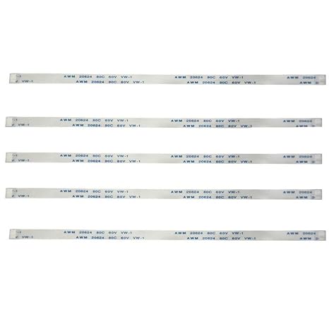 10Pcs Type A 13Pin 0.5mm Pitch FFC Cable FPC Flexible Flat Cable AWM 20624 80C 60V VW-1 5/10/15/20/25/30/40/50 CM Same Side (30cm)
