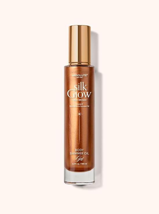 Absolute New York Silk Glow Body Oil, 3.4-Fluid Ounce, True Bronze