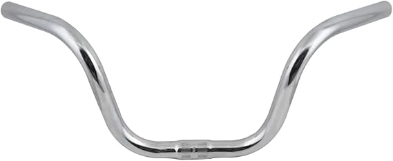 Wald 1066 Hi-Rise Bicycle Bike Chrome Handlebar 16" x 6" x 1" | bike-handlebars