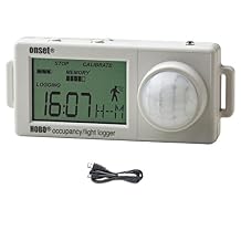 Onset HOBO UX90-006 Light Use and Occupancy Data Logger (12 Meter Distance) w/USB Cable