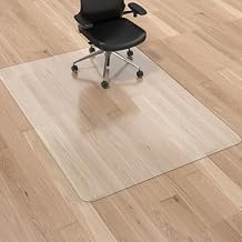 Office Chair Mat for Carpet Floors, Desk Chair Mats for Rolling Desk on Low and Medium Pile Carpets, Rectangle Computer Gaming Plastic Floor Mats for Office Chair on Carpet (Color : Clear)
