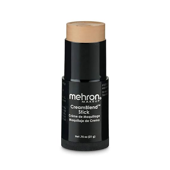Mehron Makeup CreamBlend Stick - MEDIUM 1, Cream Foundation