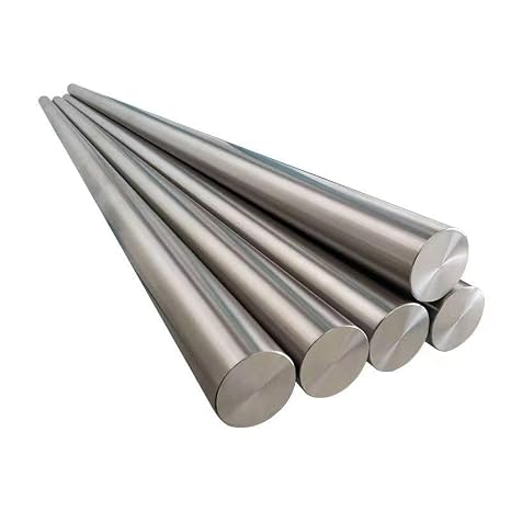 Grade 2 Titanium Rods, 4mm/0.157" Dia | 250mm / 9.853" Length | 2 Pieces, ASTM B348 Metal Axle Bar, Pure Titanium Round Bar, GR2 Metal Solid Ti Rod