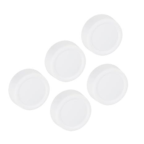 RRKWV Rotary Replacement Dimmer Knobs, White (5)