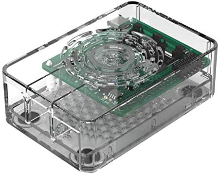 multicomp PRO Raspberry Pi 4 Case with Power Button (Clear)