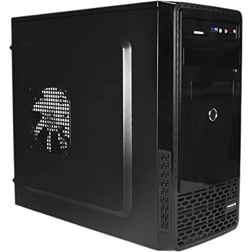 Vesta Desktop Computer Case Mini ATX, Fan 12 mm Expansion, 4 Places, USB 2.03.0, Black