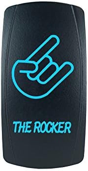 STVMotorsports Blue Rocker Switch The Rocker Symbol with LED Light 20A 12V On/Off