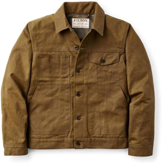 Short Cruiser Jacket with Tin Cloth and Lining by Filson