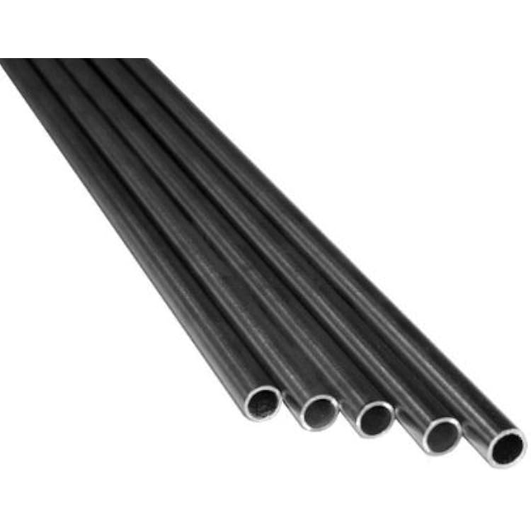 34 OD 304304L Stainless Steel Tubing, 16 Gauge .065, Welded, A269, Mill ID, Bright Annealed OD - 5 Length