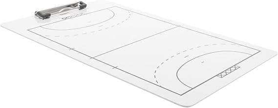 Handball Training Board Double-Sided Clipboard for Wipeable Marker Board for and Strategies Lightweight and Portable Handball Supplies