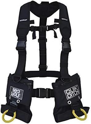 Seawolf Drysuit Diving Weight Harness with Ditchable Weight Pockets