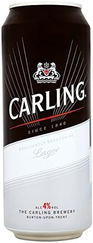 Carling Lager 500ml (Pack of 24 x 500ml)