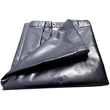 XTARPS - 8 x 14 - Waterproof, Heavy Duty Vinyl Tarp, 16 Mil Gauge, Great for Truck and Equipment Covers, Roof, Construction, Kennel, Hay and Camping Use