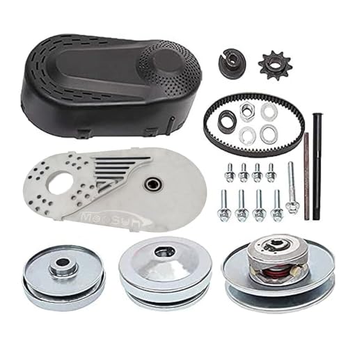 MOOSUN 30 Series 6.5 HP Go Kart Mini Bike Torque Converter Clutch Driver Pulley Replacement Comet Manco 212CC 34 Bore 10T #4041420 China Complete 34 Torque Converter Set