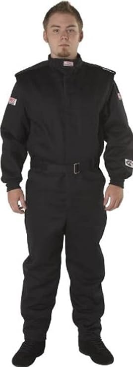 G-Force Racing Gear 4525XXLBK GF 525 Black XX-Large Multi-Layer Racing Suit