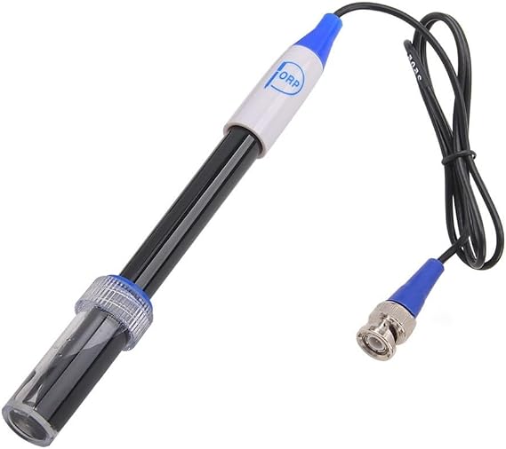 BNC ORP Electrode Probe for Water Quality Testing, Replaceable Oxidation Reduction Potential Sensor – ORP Replacement Probe for Laboratory, Swimming Pool, Aquaculture,