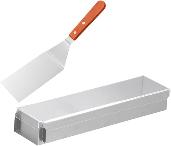 kowaku Tiramisu Pan Rectangle Cake Maker, Removable Desserts Baking Maker Tarts Baking Pan Cake Tin for Picnic Camping Kitchen Hotel, short acrylic lid