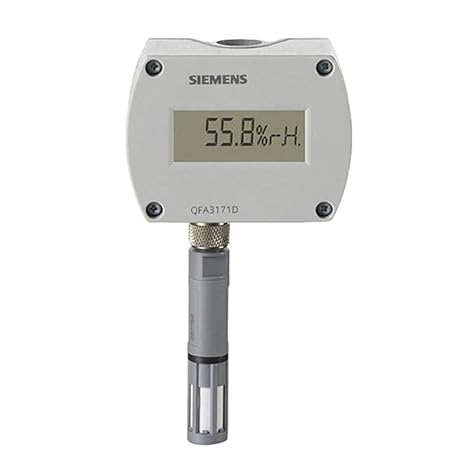 Humidity and Temperature Sensor High-Accuracy HVAC Climate Control Sensor for Industrial, Commercial, and Smart Building Automation Wall-Mounted Air Quality Monitor QFA3171D