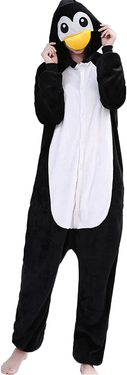 LATH.PIN Wolf Onesie Pajamas Unisex Adult One-Piece Halloween Costume