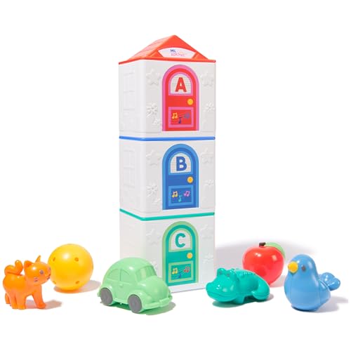 Ms. Rachel Official Learning Stacking House with 6 Surprises to Discover, Educational Toys & Toddler Toys for Girls & Boys Ages 18 Months to 3 Years