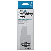 Seachem Tidal 55 Polishing Pads (2 Pack),white