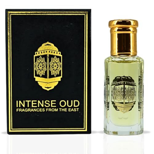 INTENSE OUD Warda Long Lasting Arabian Perfume Oils for Women 12ML 0.40 OZ Concentrated Perfume Oil With Rose, Bergamot & Smoky Woody Finish - Fragrance Oil & Valentines Day Gift With Black Box
