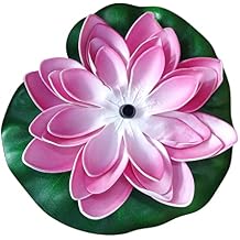 Solar Powered Fountain Bird Bath Fountains Solar Power with 6 Nozzles Free Standing Floating Lotus Outdoor Water Fountain Solar Water Fountain Pump for Pool,Patio,Pond,Garden,Fish Tank Decor
