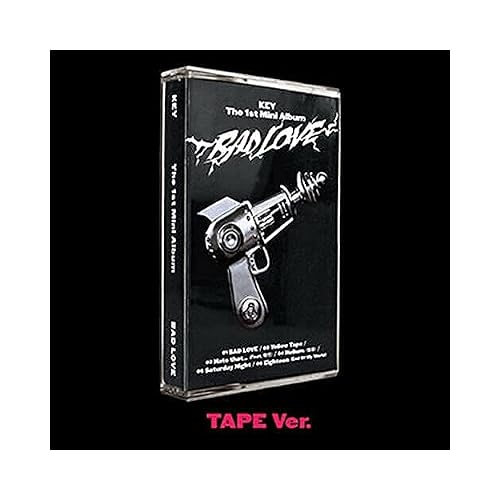 SHINEE KEY BAD LOVE 1st Mini Album CASSETTE TAPE Ver. 1ea Tape+1ea Lyrics Paper