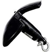 Seachoice River Anchor, Black Vinyl Coated Cast Iron, 20 Lbs.