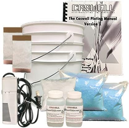 Caswell Bright Acid Copper Plating Kit - 3 Gal