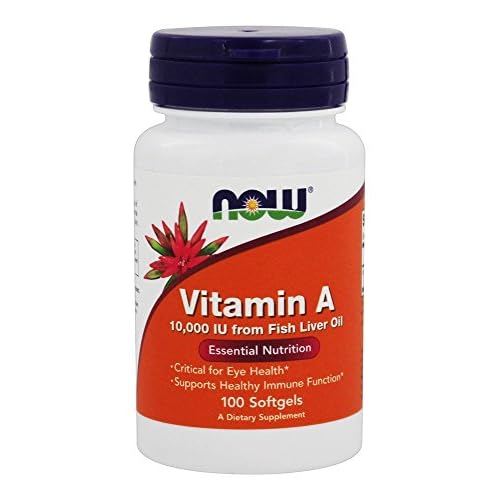 Now Foods, Vitamin A, 10,000 IU, 100 Softgels