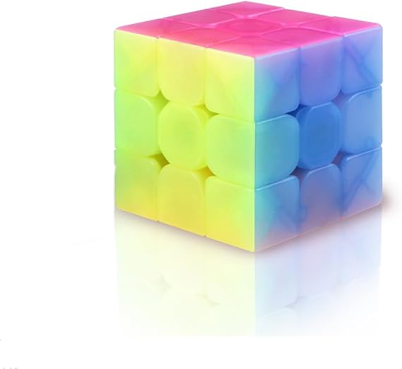 QY Warrior W 2x2 Jelly Speed Cube Jelly 2x2x2 Magic Cube