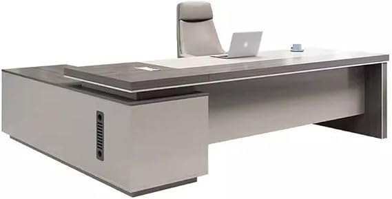 Deask Suitable for Bosses and Presidents' Office Desks of Companies and Enterprises, Modern Executive Desks, Managers and Supervisors' Single Desks Ergo Desk(180cm*180cm*75cm)