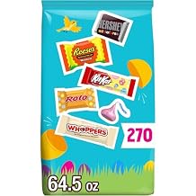 Hershey Assorted Flavored, Easter Candy Bulk Bag, 64.5 oz (270 Pieces)